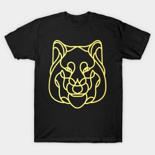 wolf line art T-Shirt